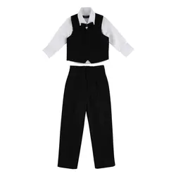 4 Delt Festsæt  - Sort/Hvid -    80