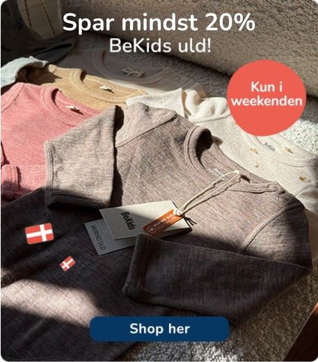 Spar mindst 20% på BeKids uld