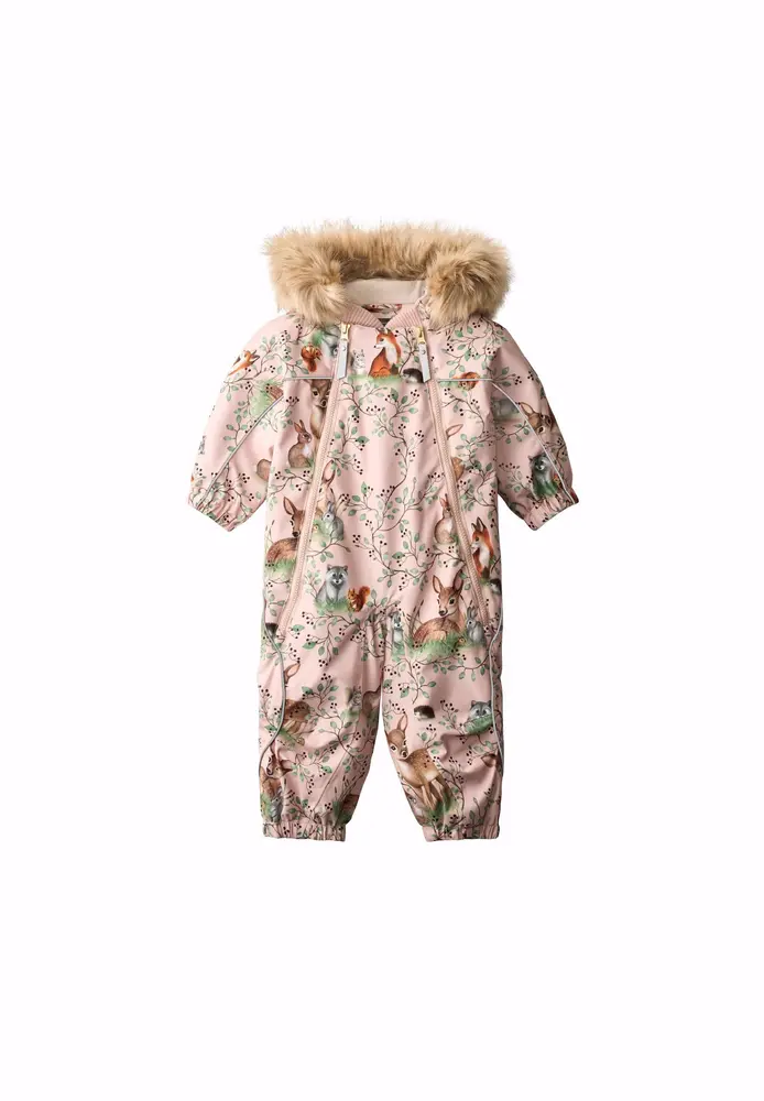 Molo Pyxis Fur Flyverdragt - Furry Friends - 80