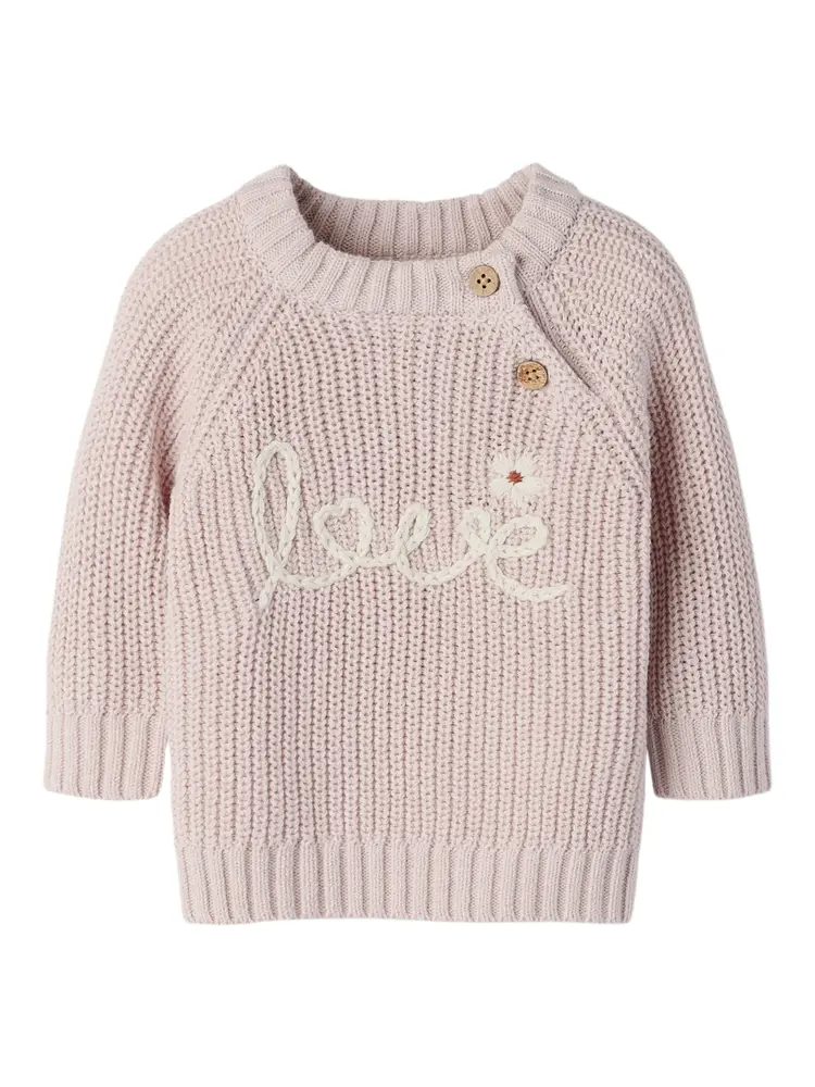 Lil' Atelier Emlen Sweater - Hushed Violet - 56 billede