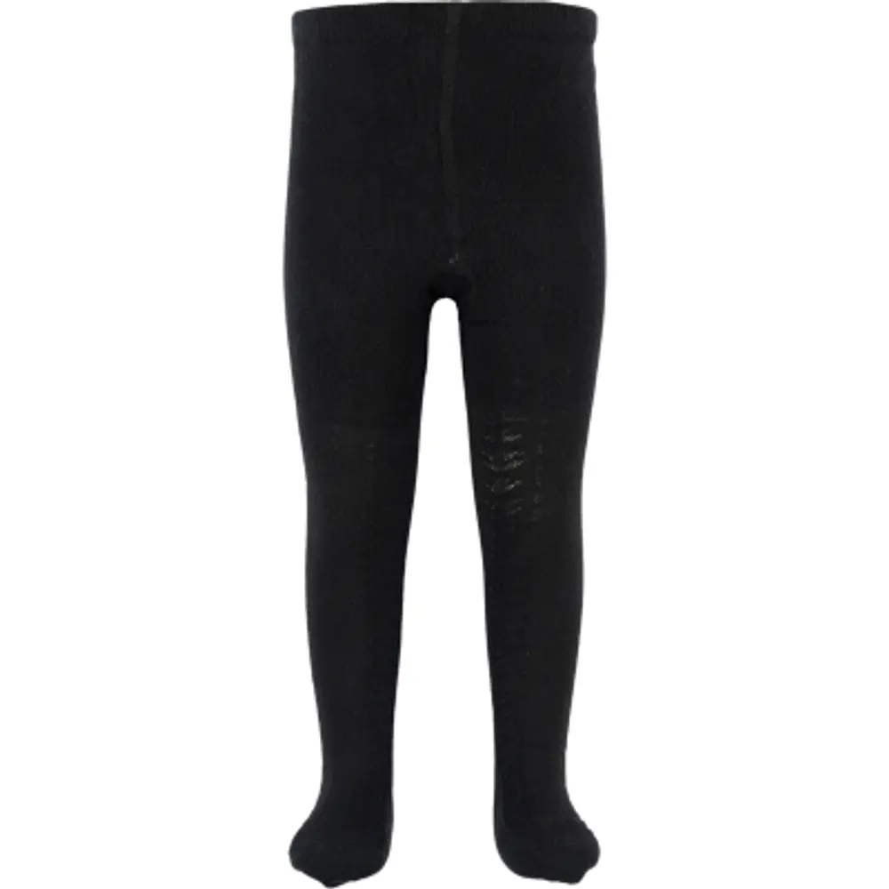 Bamboo strømpebukser - BLACK - 5/7Y