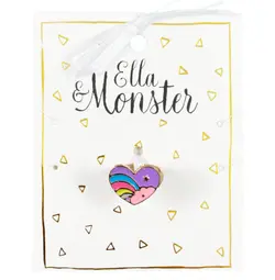 Ring Rainbow Heart Purple