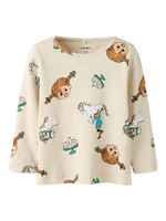 Soca Pippi Bluse - Peyote Melange