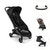 Bugaboo Butterfly 2 Klapvogn Med Bøjle, Myggenet Og Regnslag - Black/Heritage Black