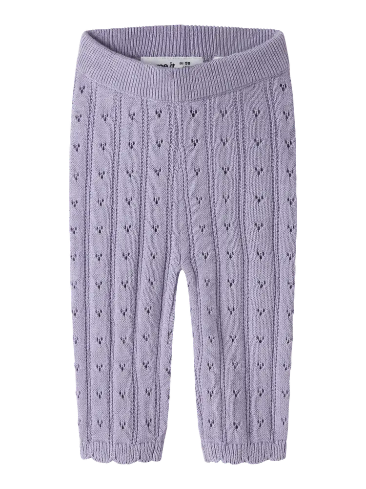 Name It Oxenia Knit Leggings - Heirloom Lilac - 62