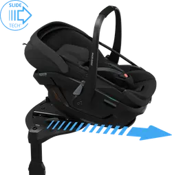 Coral slide pro inkl. familyfix slide pro base - Onyx black