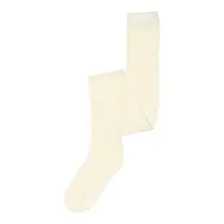 MP Rib Strømpebukser - Uld - Råhvid