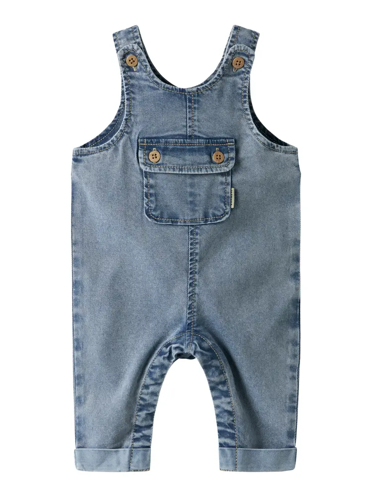 Name It Overall Medium Blue Denim Med Brystlomme - Str. 1m 56cm
