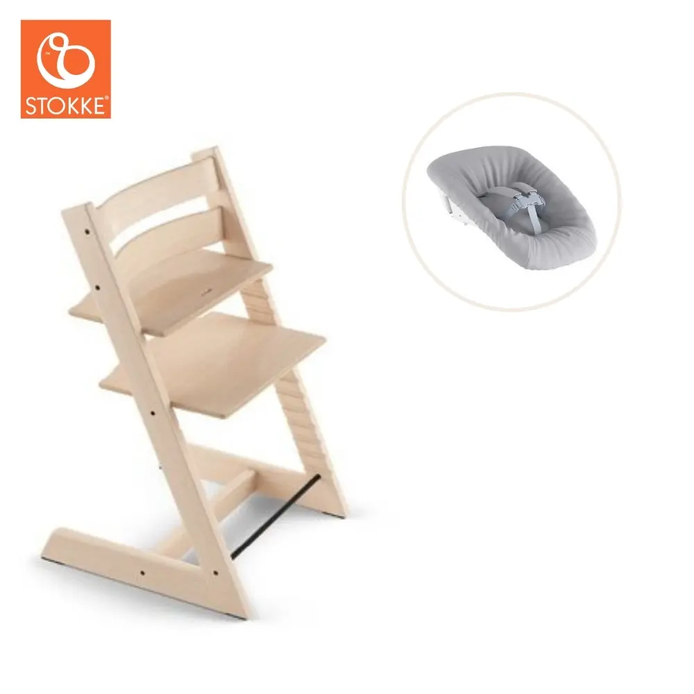 product-Højstol inkl. newborn sæt - natural