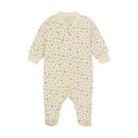 Natdragt m. lynlås og fod - Shadow gray