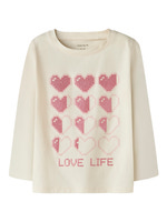 Name It Laraine Bluse - Antique White