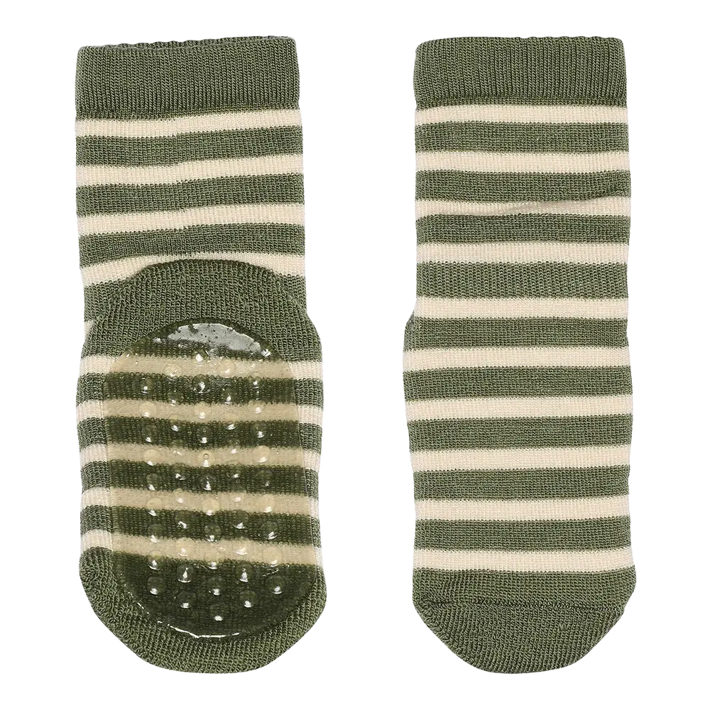 Elis strømper anti-slip - Olivine - 22/24