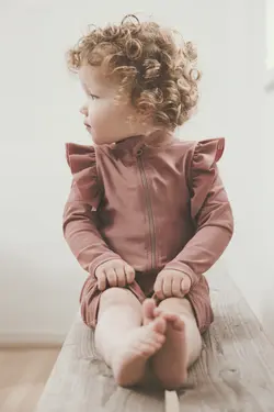 Badedragt Solid - UV 60+ - Ash Rose - 86