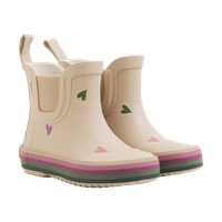 Korte Gummistøvler - W. Badges - White Pepper