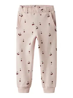 Name It Sweatpants - Noos - NmfValba - Crystal Pink m. Kirsebær