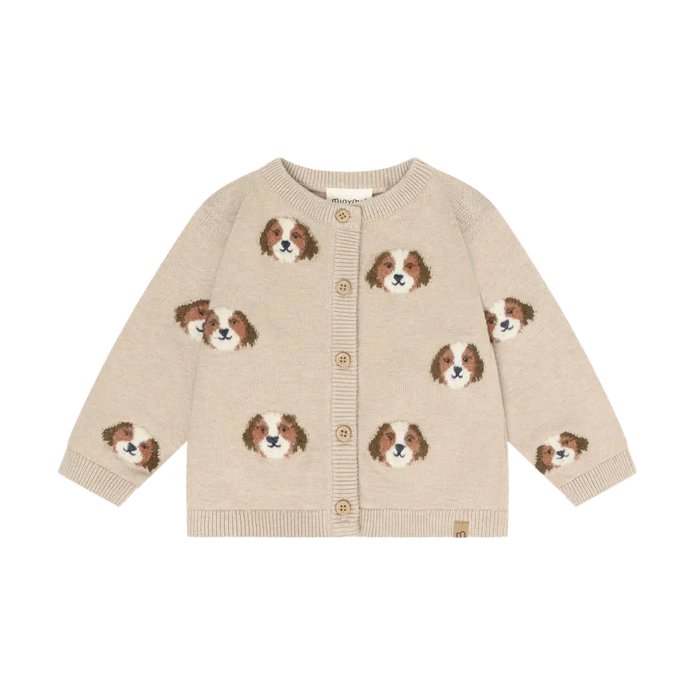 Minymo Cardigan - Beige Melange - 86