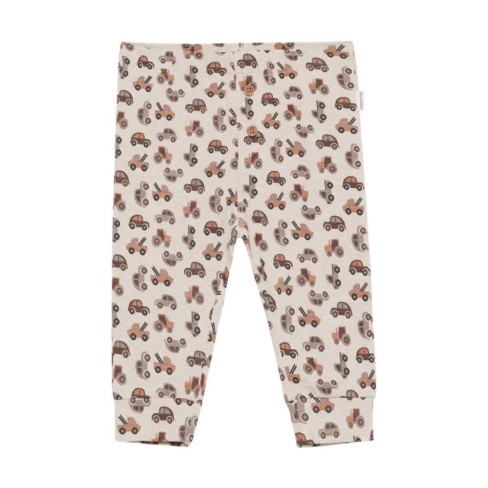 Minymo Bukser - Beige Melange - 62