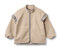 Wheat Ellena Fleece Jakke - Grey Moon