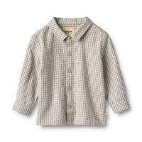 Wheat Oscar Skjorte - Greybrown Check
