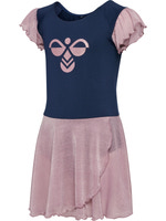 Jr Mix Glitter Kjole - Black iris