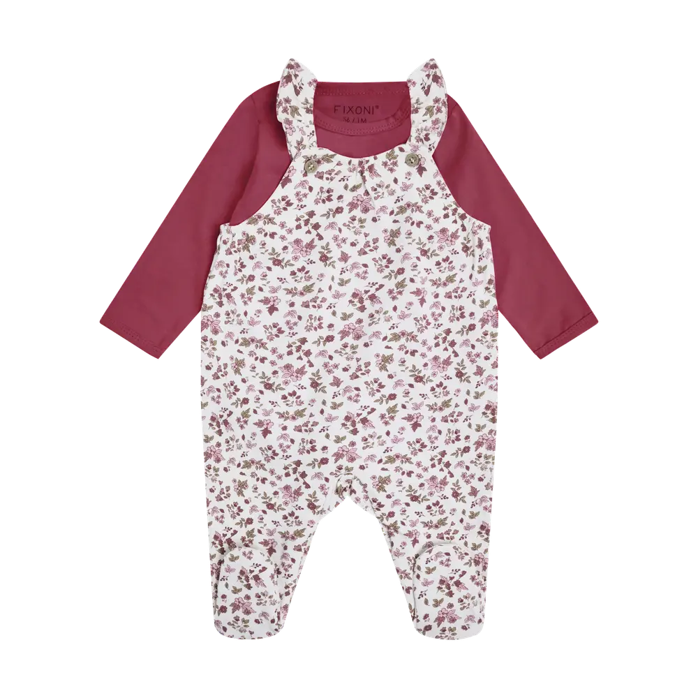 Fixoni Sæt m. Body og Romper - Nostalgia Rose - 44