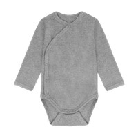 Fixoni Langærmet Wrap Body Rib - Flint Gray Melange