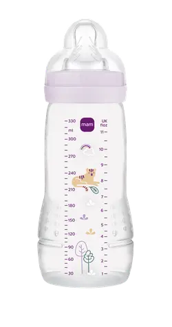 MAM Easy Active Baby Bottle 330ml PINK billede