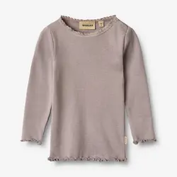 Langærmet T-Shirt Rib Lace - 9531 - 18 MDR.
