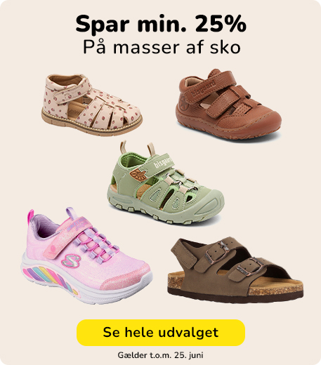 Spar min. 25% på masser af sko