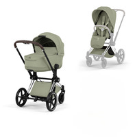 Cybex Priam Kombivogn - Style - Sage Green/Chrome Brown