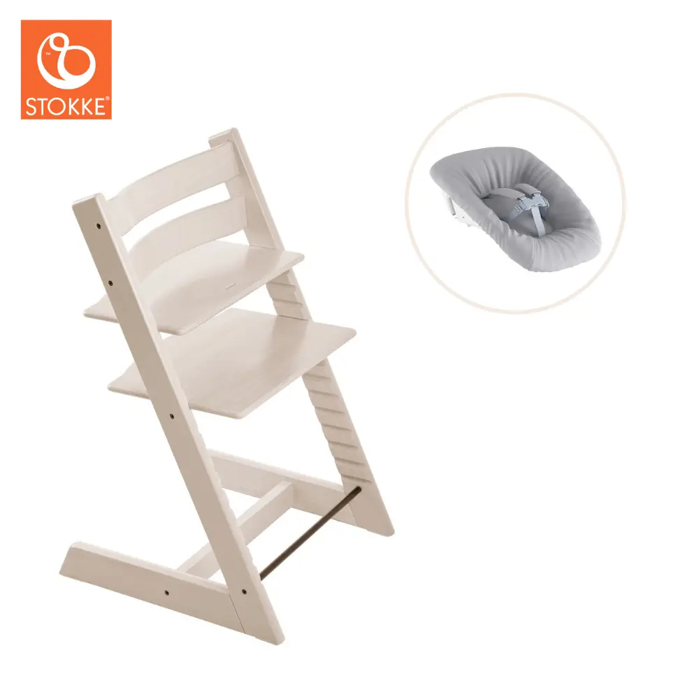 product-Højstol inkl. newborn sæt - whitewash