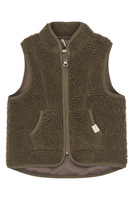 Petit Piao Desino Fleece Vest - Major Brown