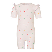 Badeheldragt - Hearts - Cream