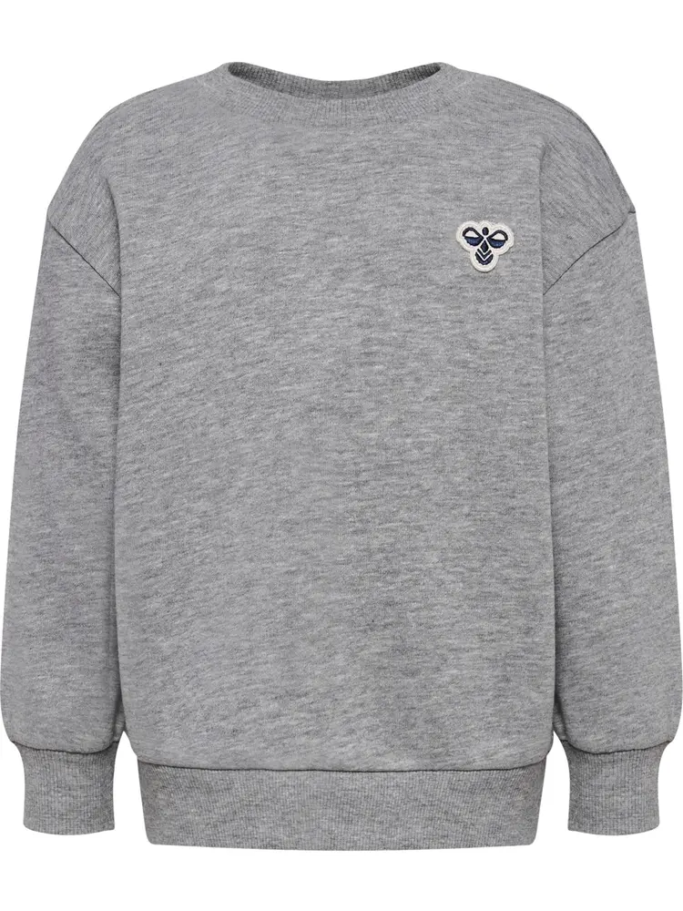 Hummel Sweatshirt - HmlMini Bee - Gråmeleret