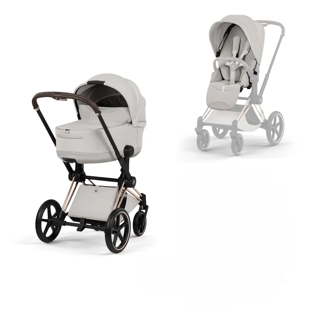 Cybex Priam Kombivogn Style City Grey/Rosegold