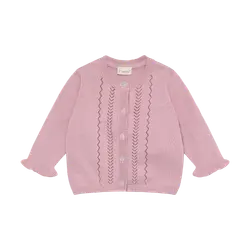 Strikket Cardigan - Bleached Mauve - 62