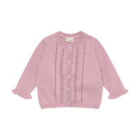 Strikket Cardigan - Bleached Mauve