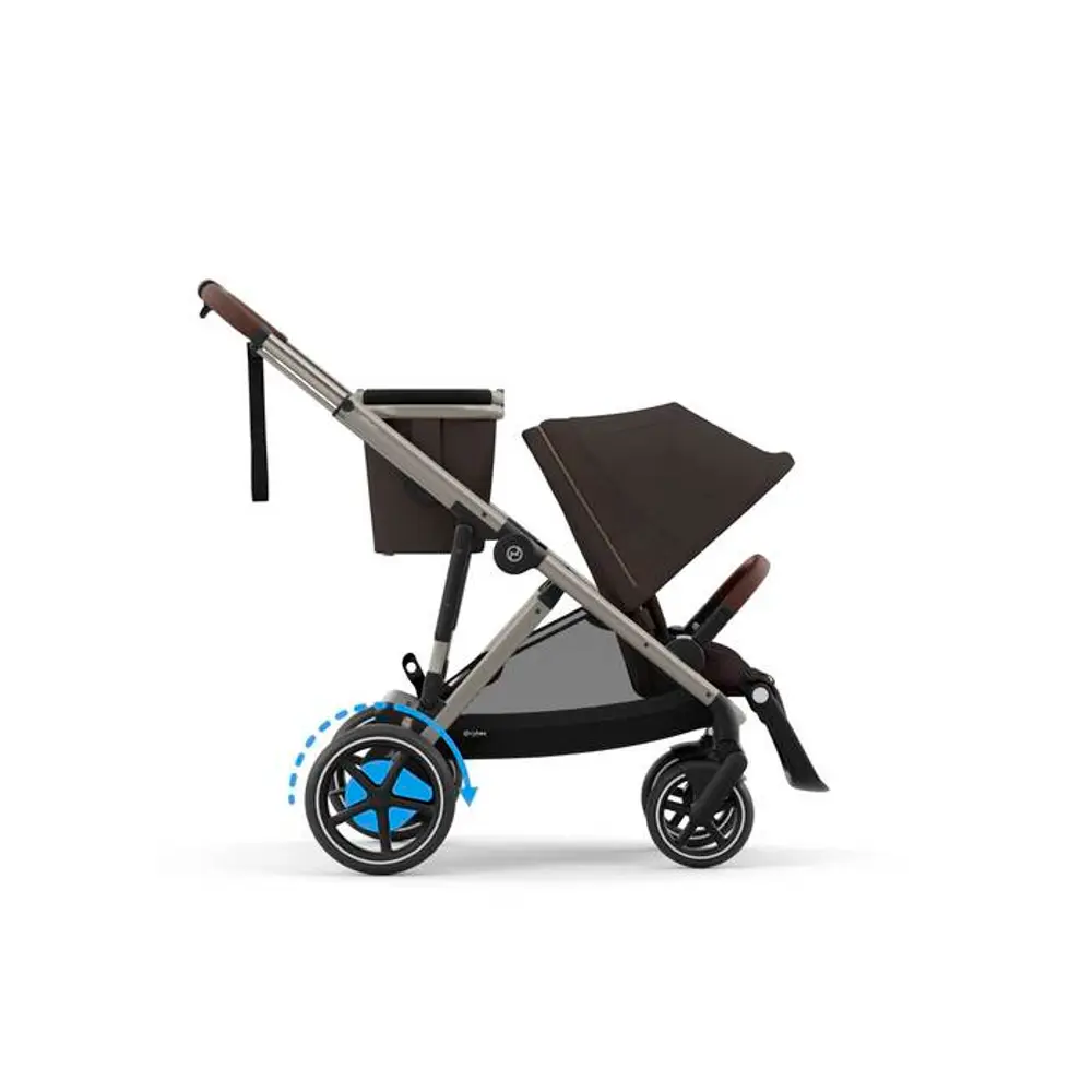 Cybex e-Gazelle S Taupe Chocolate Brown