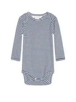 Body m. Striber - Mørkeblå - 74