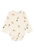 The New Siblings Vito Langærmet Rib Body - Gardenia