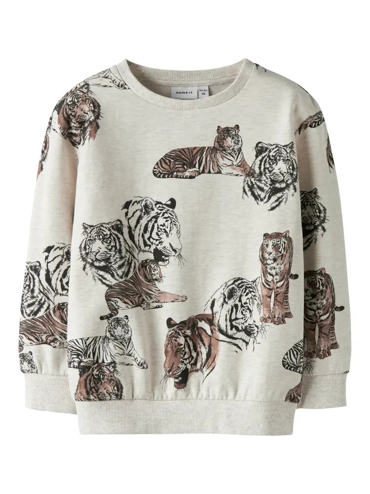 NAME IT Thorne Sweatshirt Peyote melange 104