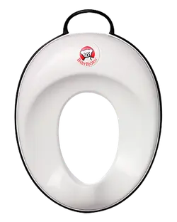 Toiletsæde Snehvid/Ibenholtsor