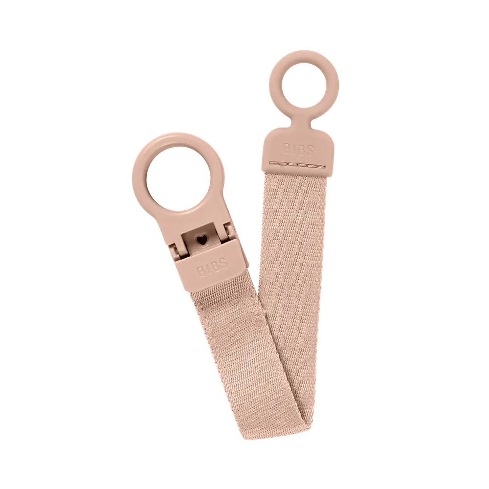 Pacifier clip loop blush