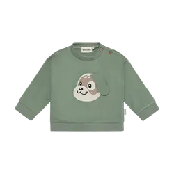 Minymo Sweatshirt - Lily Pad m. Hund