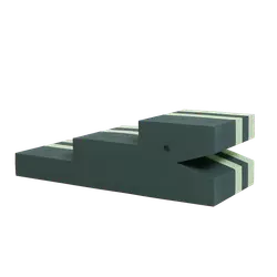 Krokodille L24 Green Zoo billede