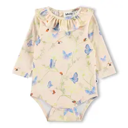 Freya Langærmet Body - Butterflys Cloud - 86