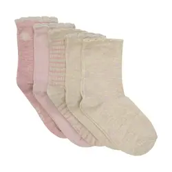 Strømpe m. mønster (5-pak) - 605 - 27/30