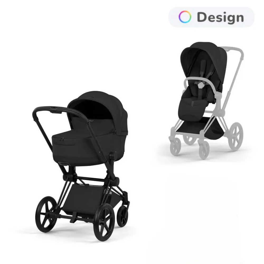Cybex Priam Kombivogn - Style - Sepia Black/Matt Black