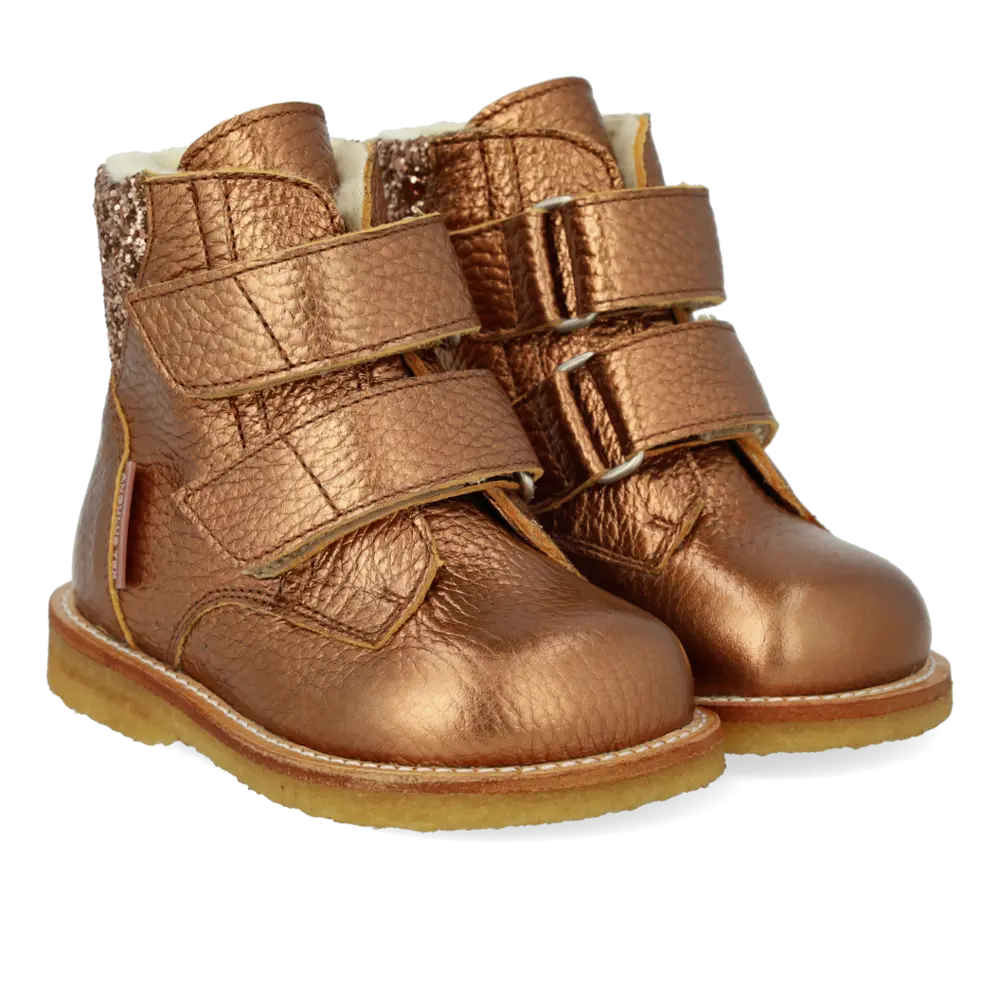 Begynder TEX-støvle med glitter og velcro - 4264 - 25