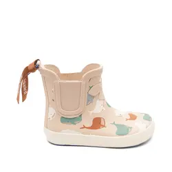 Bisgaard Gummistøvler - Barefoot - Kort - Whale